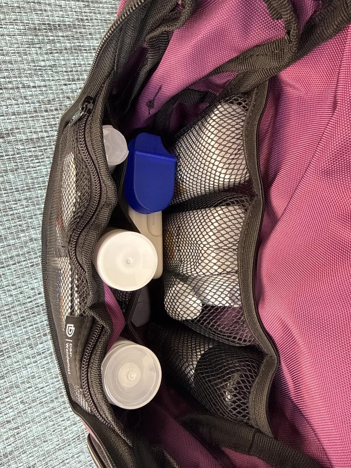 D&D Wanderlust D&D Hanging Travel Toiletry Bag for Men and Women - Cosmetics, Makeup and Toiletries Organizer Kit with 10 Compartments customer photo 1