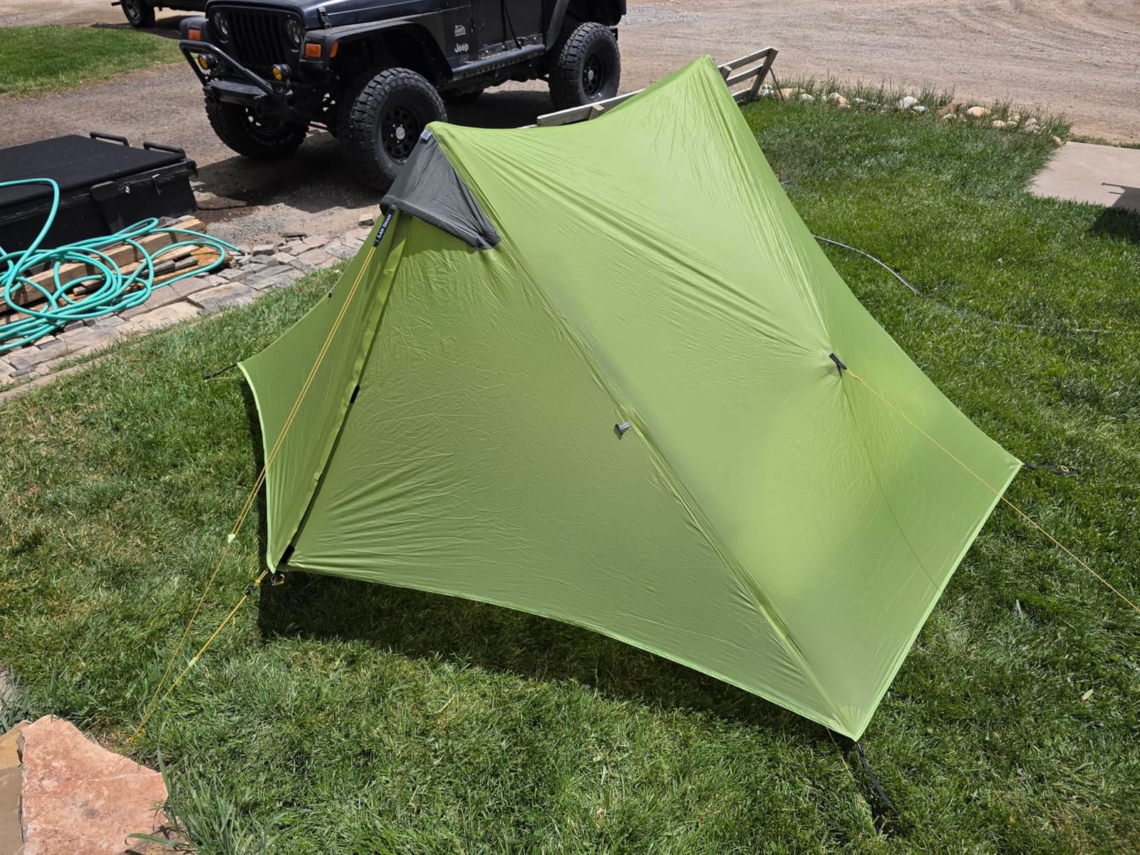 LANSHAN Ultralight Waterproof 1-2 Person Backpacking Tent | Ultralight waterproof nylon, pitch anywhere, for camping & travel. customer photo 1
