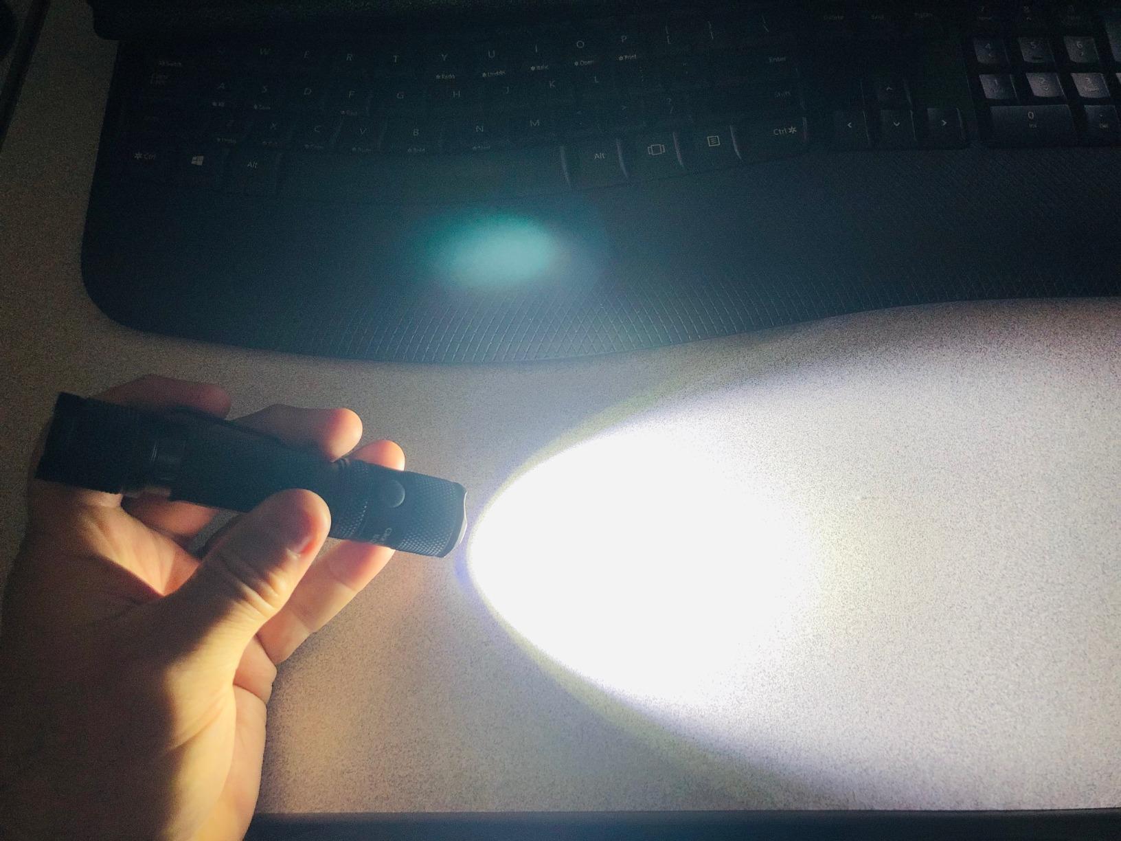 PowerTac M5-G3 2030 Lumens Rechargeable Tactical Flashlight, 330M Throw with Magnetic Charging and Dual Switch, LED Flashlight for Outdoor Emergency customer photo 1