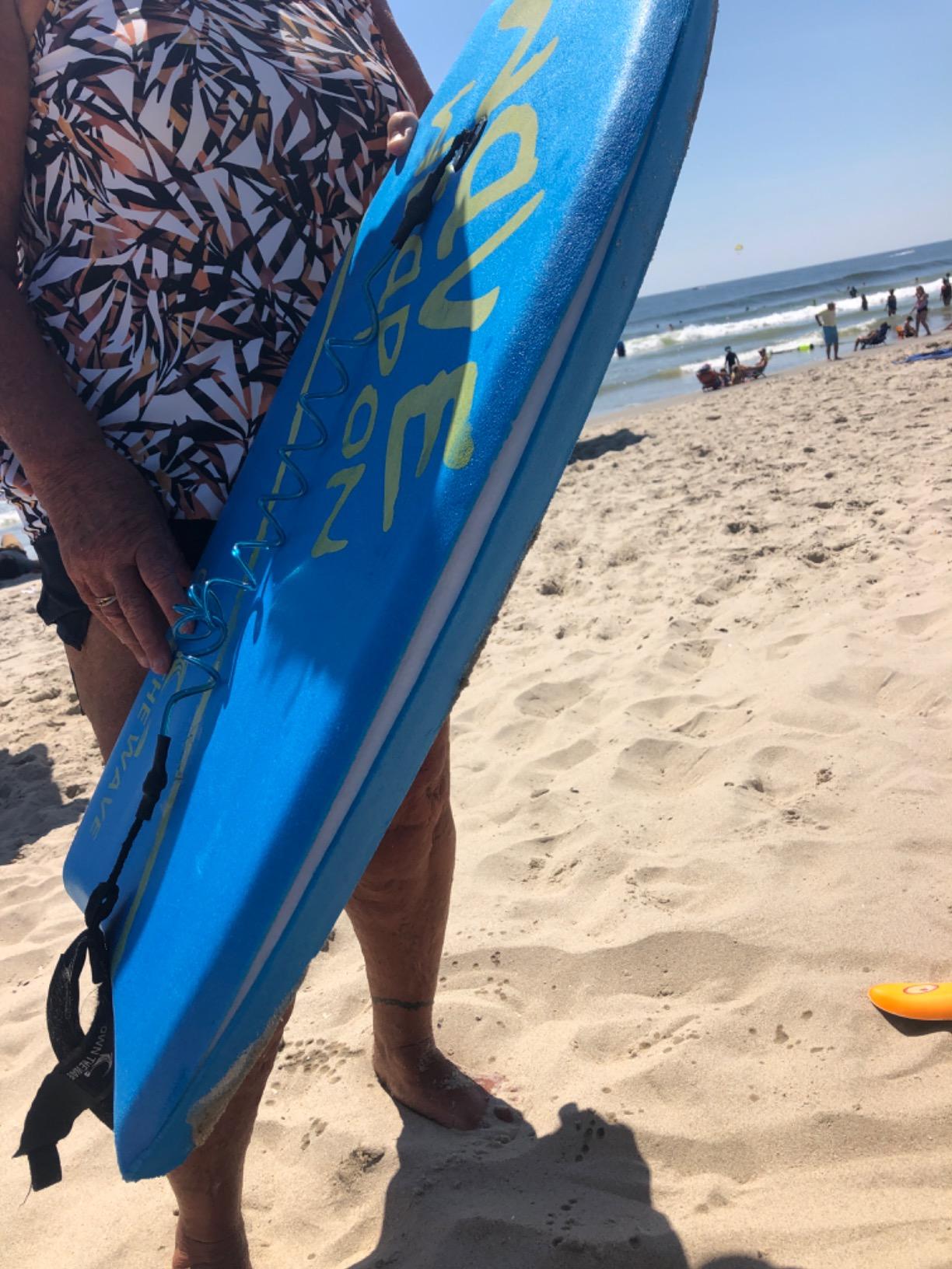 'Wave Weapon' Body Board for All Wave Conditions - Lightweight with EPS Core HDPE Slick Bottom Body Boards for Beach with Wrist Leash and Plug for Kids and Adults customer photo 2