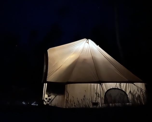 WHITEDUCK Regatta Canvas Bell Tent w/Stove Jack, Water Repellent, Yurt customer photo 2