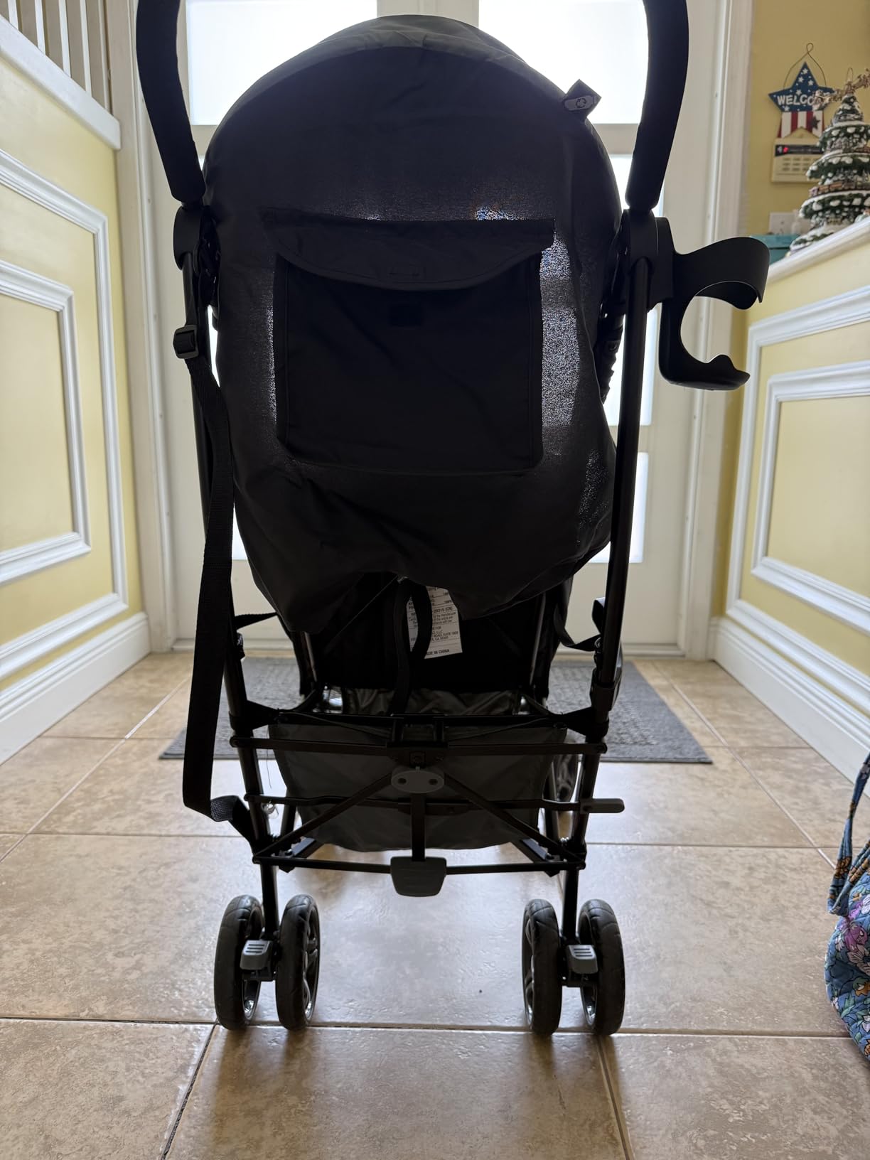 3Dlite Convenience Stroller - Lightweight Stroller with Aluminum Frame, Large Seat Area, 4 Position Recline, Extra Large Storage Basket - Infant Stroller for Travel, Jet Black customer photo 2