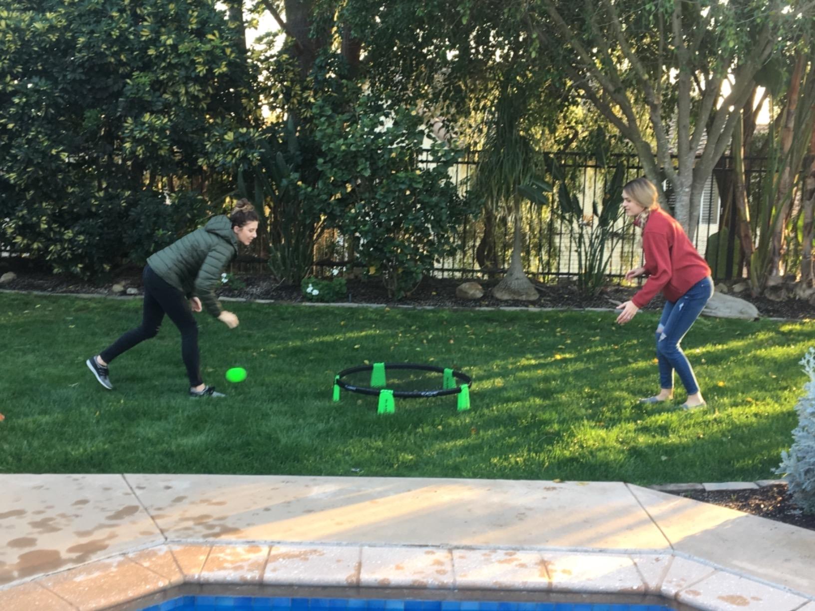 GoSports Slammo PRO Game Set - Premium Outdoor Lawn, Beach & Tailgating Roundnet Game customer photo 2
