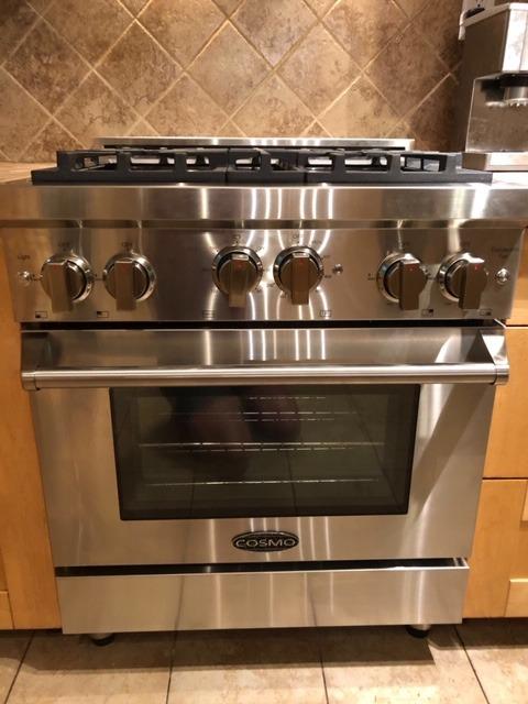 30 in. Vista Coll 4.3 cu ft 4 Burner Gas Range, Convection, Stainless Steel customer photo 2
