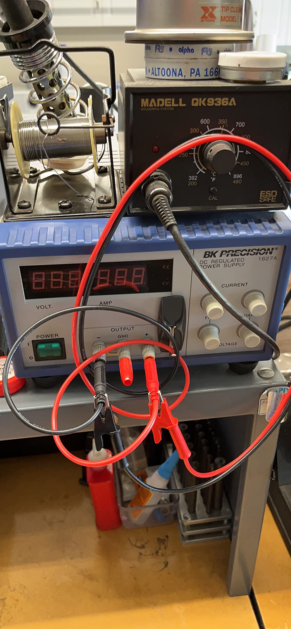 2Pcs Multimeter Alligator Clip Test Lead Set 14AWG Silicone Wires 3 Feet customer photo 1