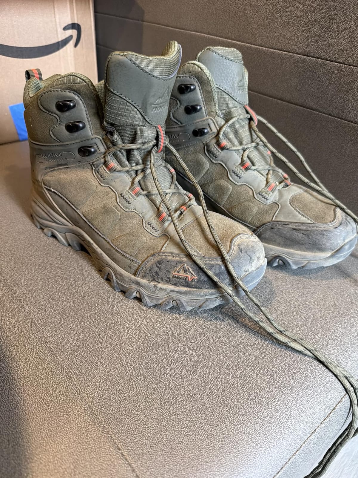 NORTIV 8 Men's Waterproof Lightweight Hiking Boots customer photo 1