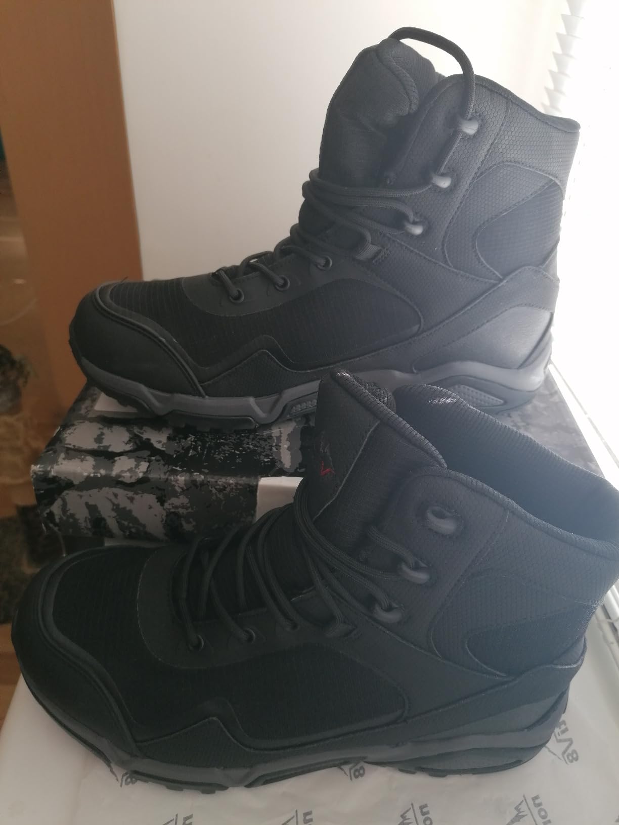 NORTIV 8 Men's Mid Top Waterproof Hiking Boots customer photo 1