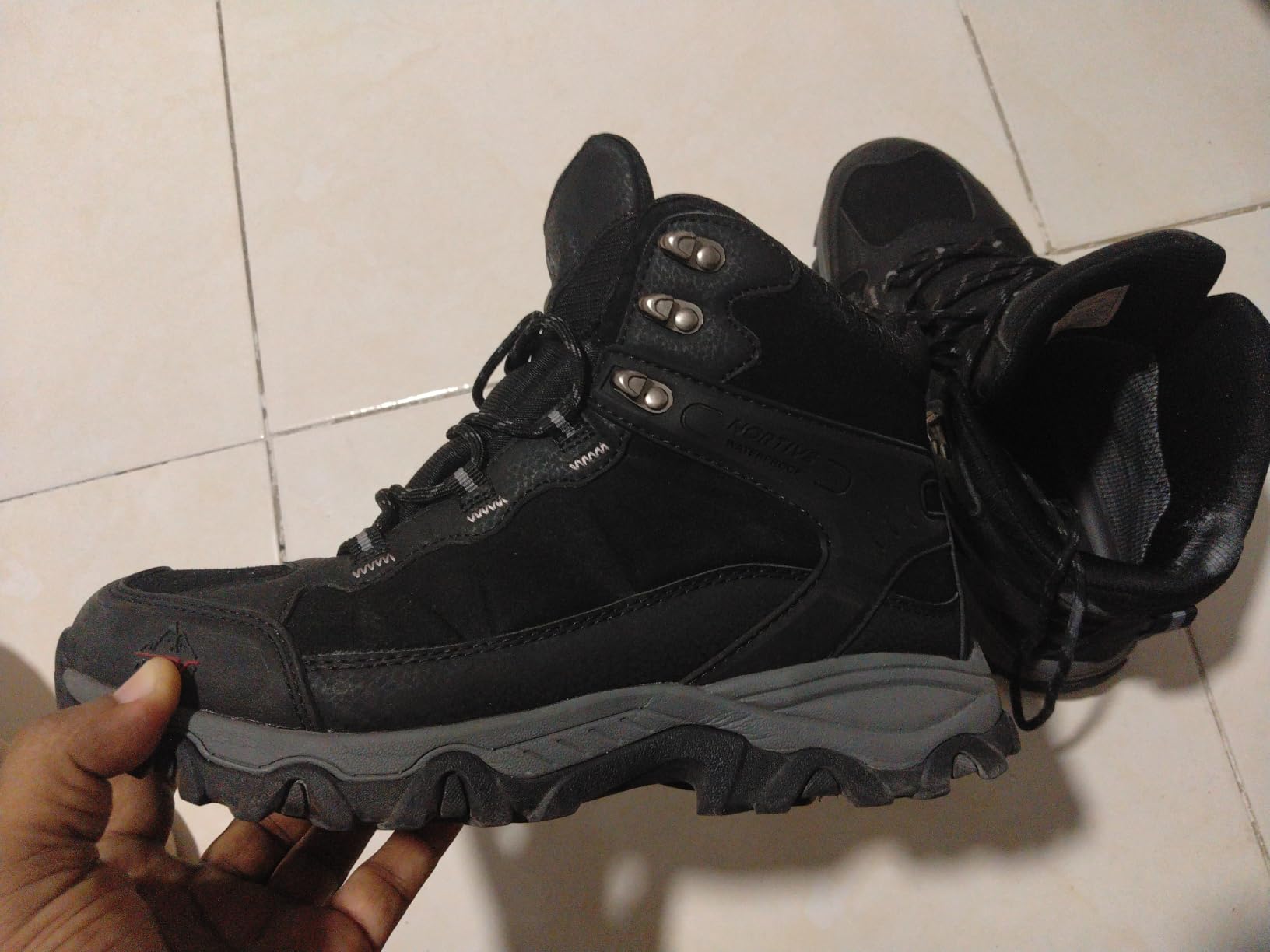 NORTIV 8 Men's Waterproof Lightweight Hiking Boots customer photo 1