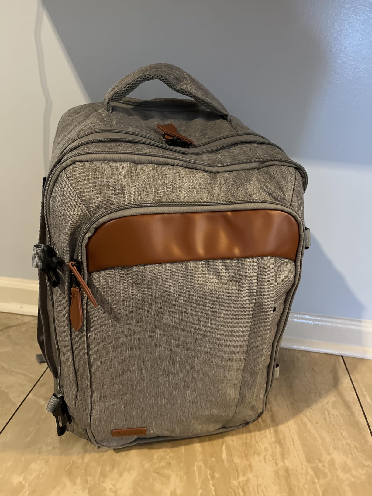 Vancropak Carry On Backpack 40L Expandable Travel Backpack Luggage Suitcase customer photo 1