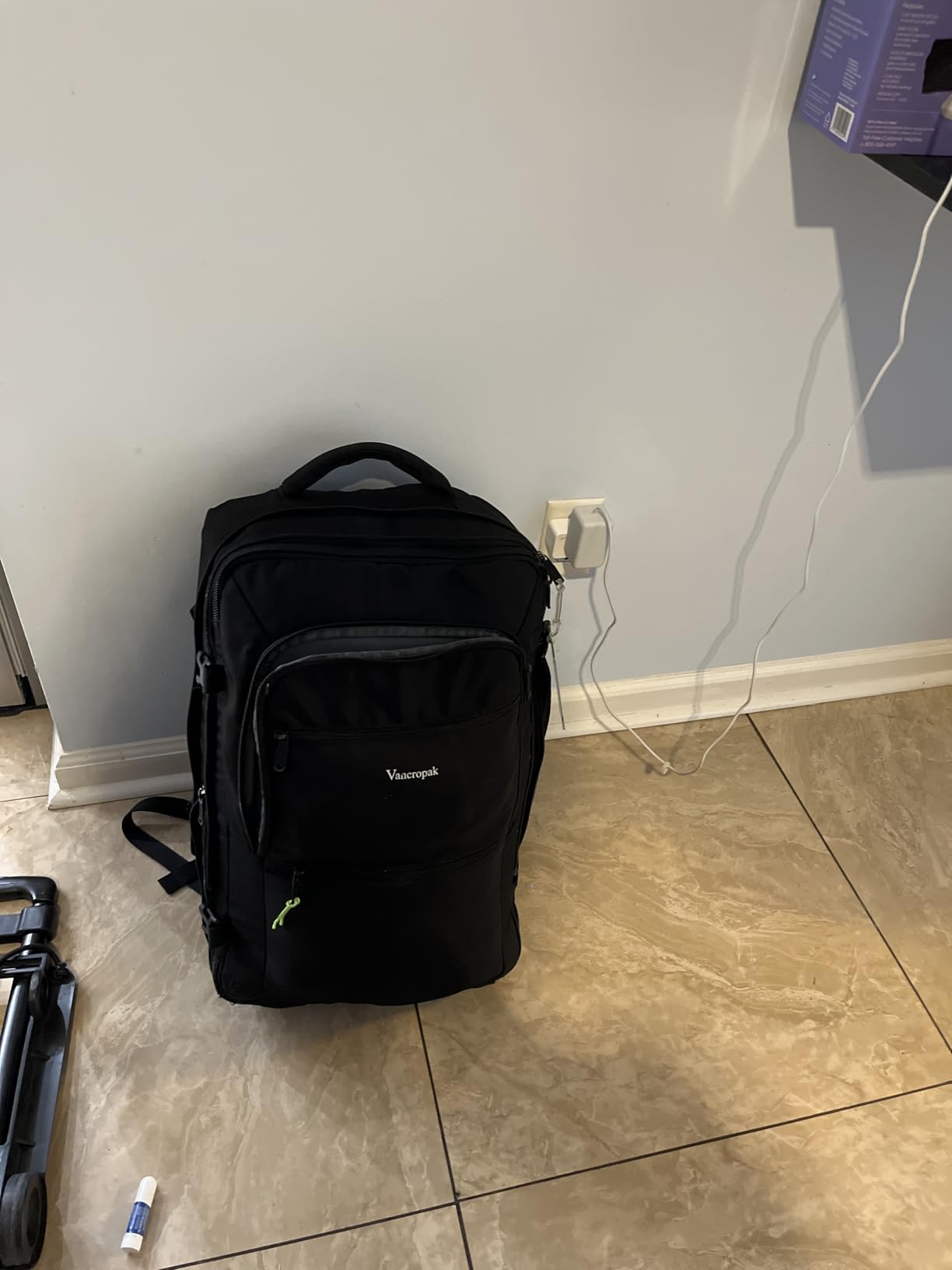 Vancropak Carry On Backpack 40L Expandable Travel Backpack Luggage Suitcase customer photo 2