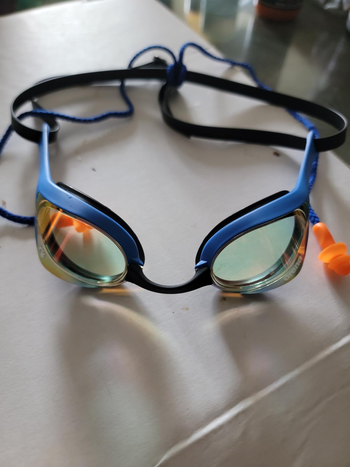 ARENA Unisex Cobra Ultra Swipe Racing Swim Goggles Anti-fog Technology Polycarbonate Hard Lens customer photo 1