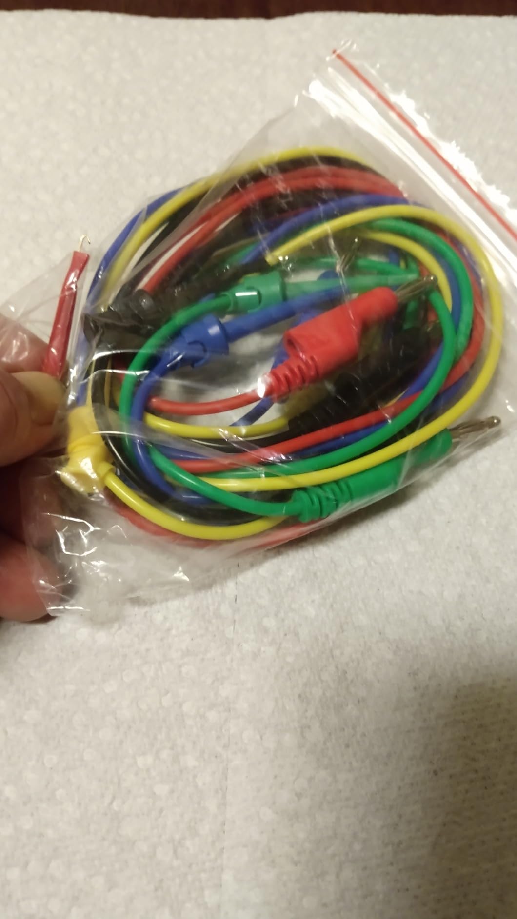 Sumnacon 39 Inch Multimeter Test Lead Set - 5 Pcs Stackable Banana Plug to Test Hook Wire Cable Kit with Protective, Flexible Wire Leads for Electrical Testing 500V/5A customer photo 1