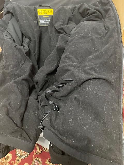 PTAHDUS Men's Heated Jackets 5 Heat Zones Battery Pack Included, with Hand Warmer Pocket customer photo 1