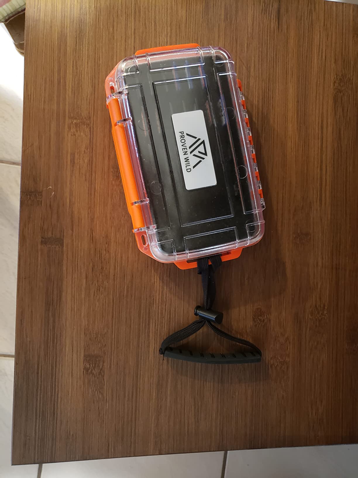 SD Card Holder by Proven Wild, Durable Waterproof SD Card Case, Holds 35 SD Cards Upright, Standard Memory Card Holder for DSLR & Trail Camera SD Cards (Orange) customer photo 1