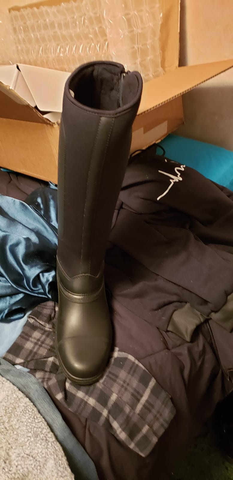 Ovation Women's Highlander Tall Winter Riding Boot (Faux Fur Lined, Shires/Moretta) customer photo 2