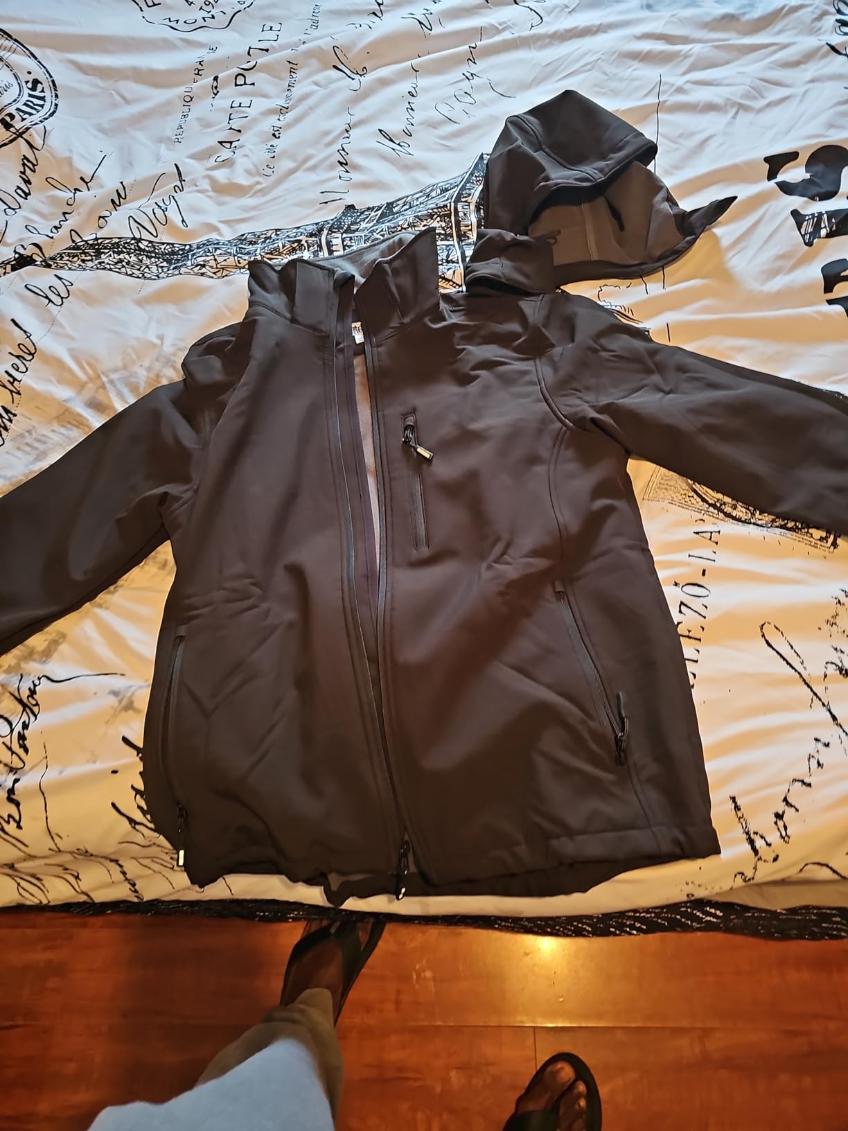Outdoor Ventures Men's Softshell Jacket Waterproof Fleece Rain Shell Coat customer photo 1