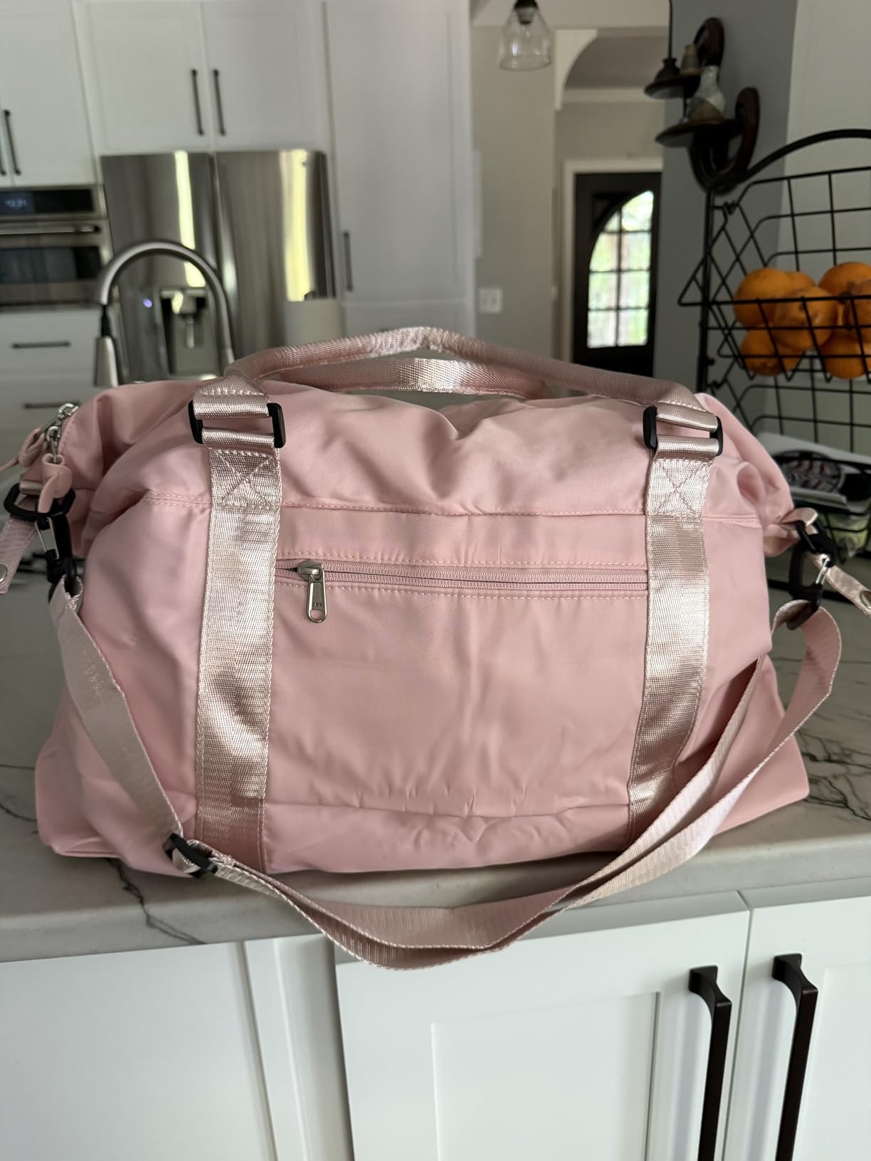 Travel Duffel Bag, Carry-on Overnight Weekender Bags for Women, Sports Tote Gym Bag with Wet Pocket customer photo 2