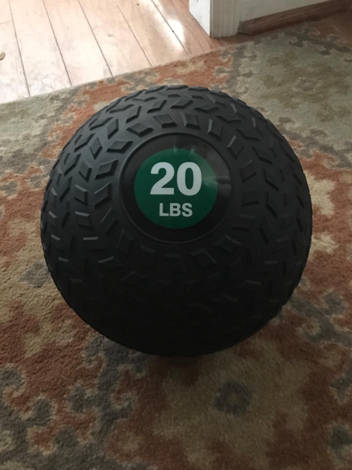 Fitvids Slam Medicine Wall Balls Workout Exercise Fitness Weighted Balls for Cross Training, Strength and Conditioning Exercises, Cardio and Core Workouts customer photo 1