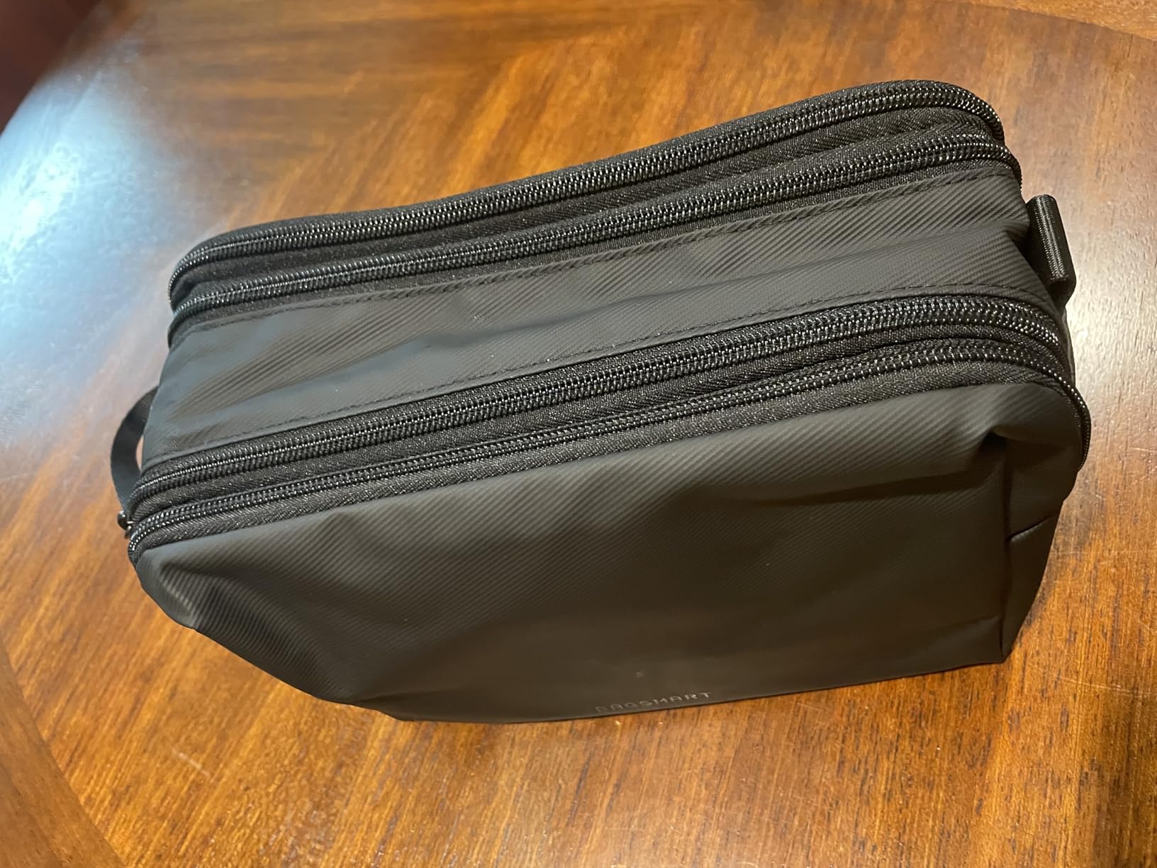 BAGSMART Toiletry Bag for Men, Travel Toiletry Organizer Dopp Kit Water-resistant Shaving Bag for Toiletries Accessories, Door Room Essentials, Black-medium customer photo 1