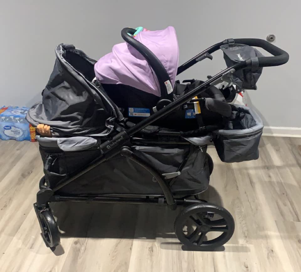 Baby Trend Expedition 2-in-1 Stroller Wagon Plus, Ultra Grey customer photo 2