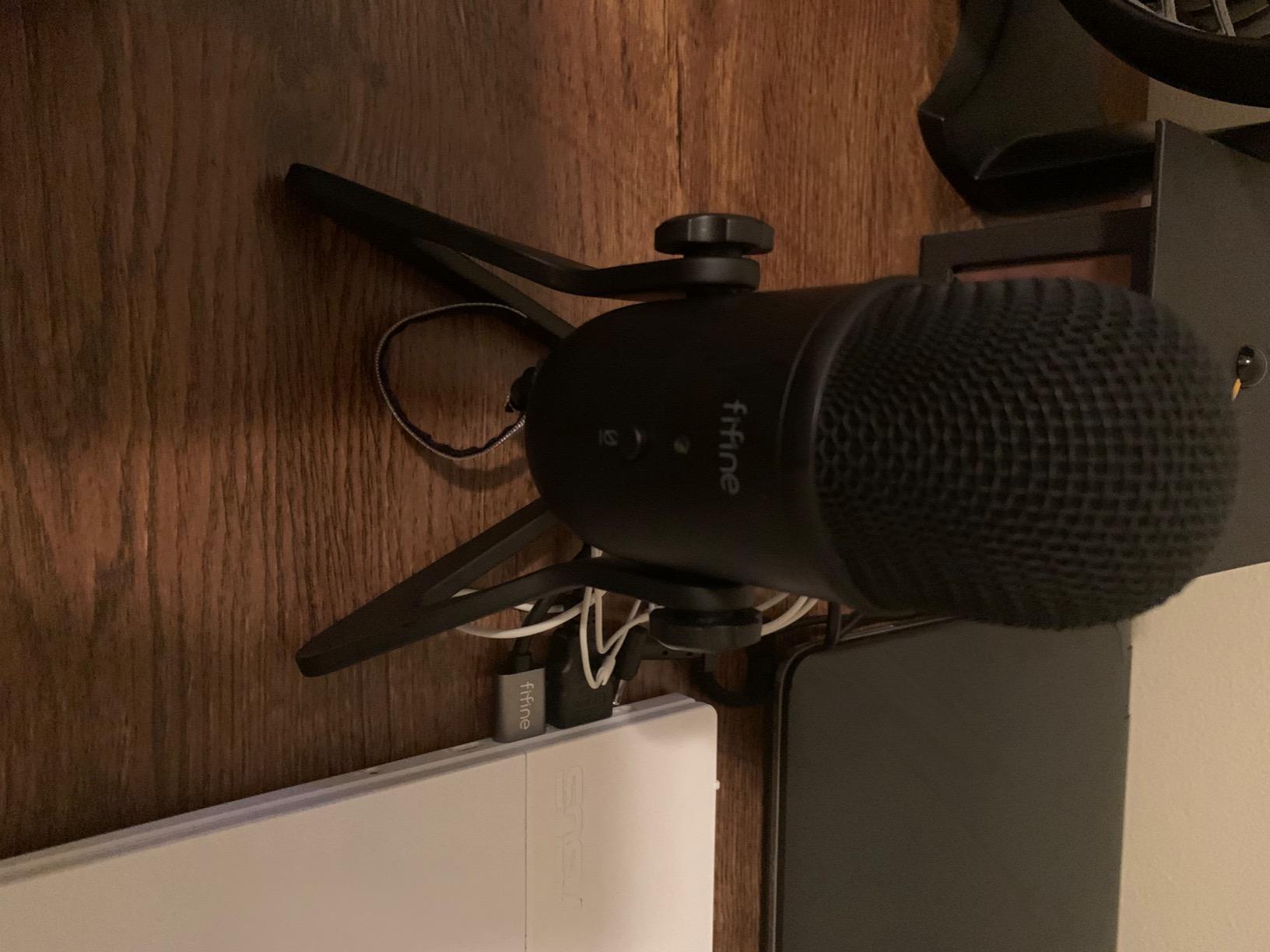 FIFINE K678 USB Podcast Microphone for Recording Streaming customer photo 2