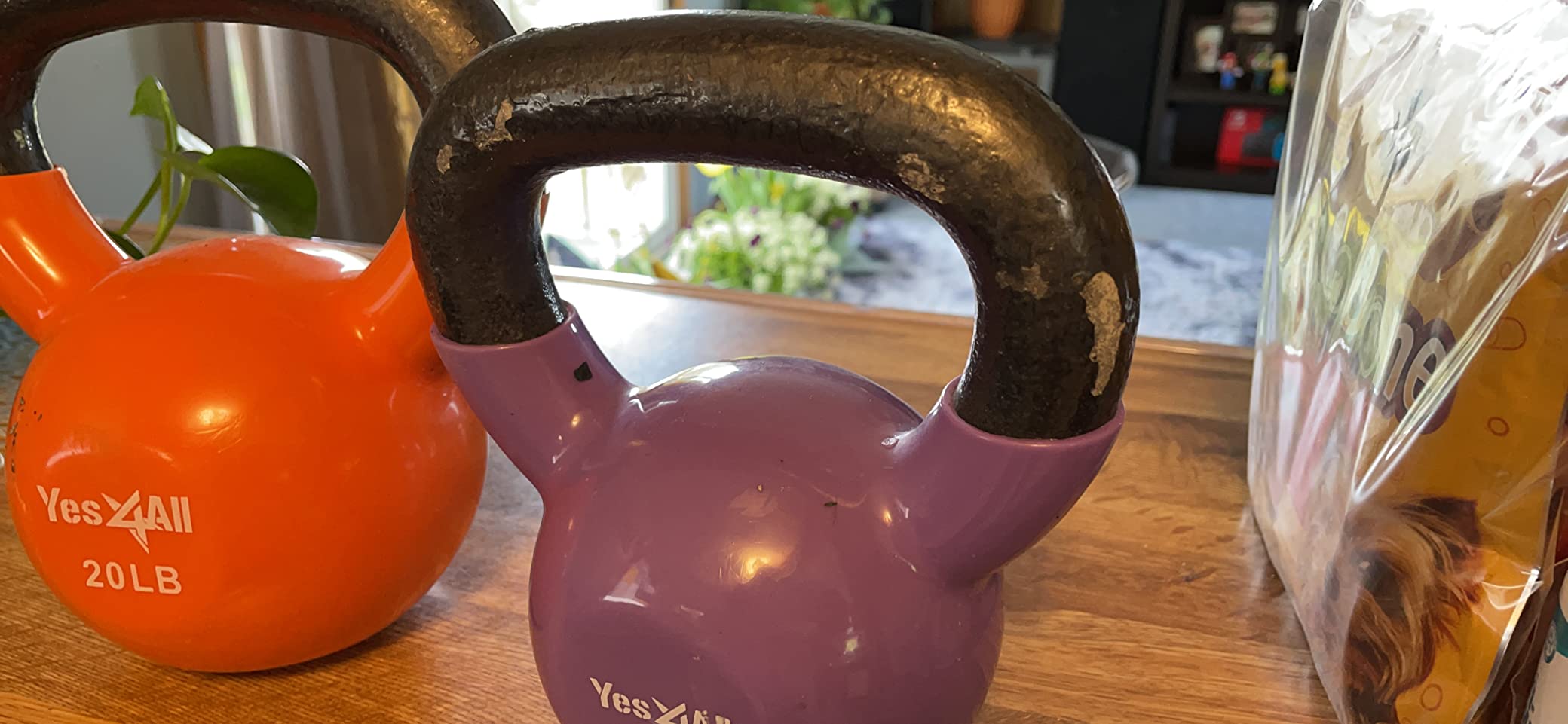 Yes4All Vinyl Kettlebells, Versatile Set customer photo 2