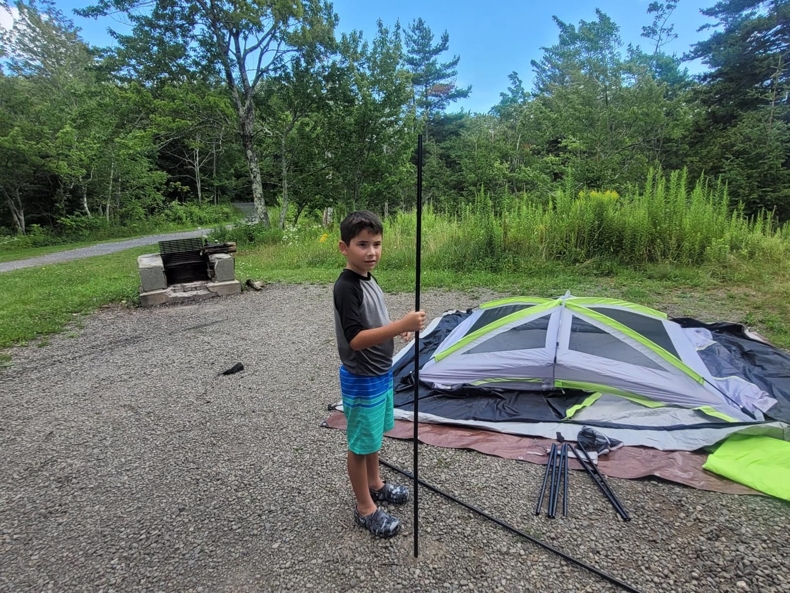 UNP 6 Person Tents for Camping Waterproof Family Cabin Tent with Rainfly | Easy Setup Windproof Double Layer Camping Tent with 1 Mesh Door & 5 Large Mesh Windows 10'X9'X78in(H) customer photo 1