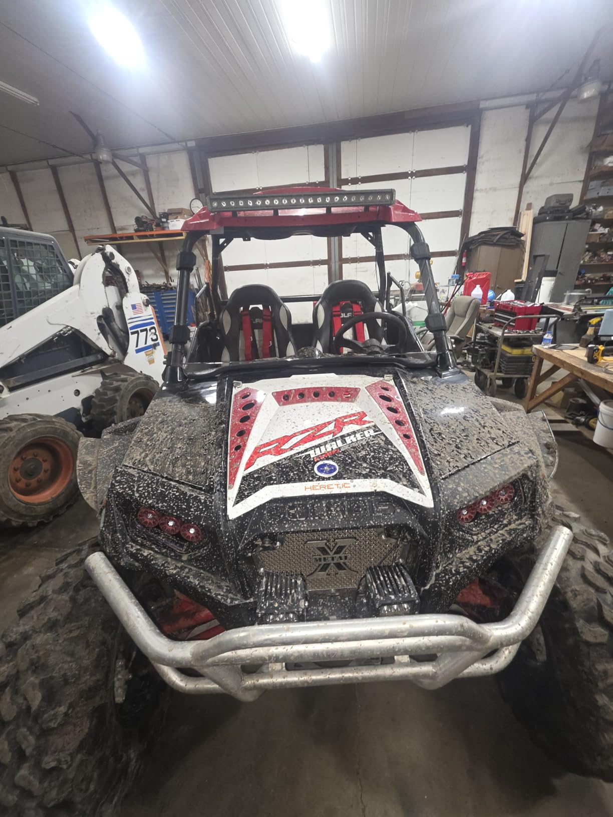 KEMIMOTO UTV Windshield Pre-installed Rubber Strips, Compatible with Polaris RZR 800 / RZR 570 / XP 900 2008-2020 UTV Front Full Windshield UV Resistance PC Clear Vsion Window customer photo 1