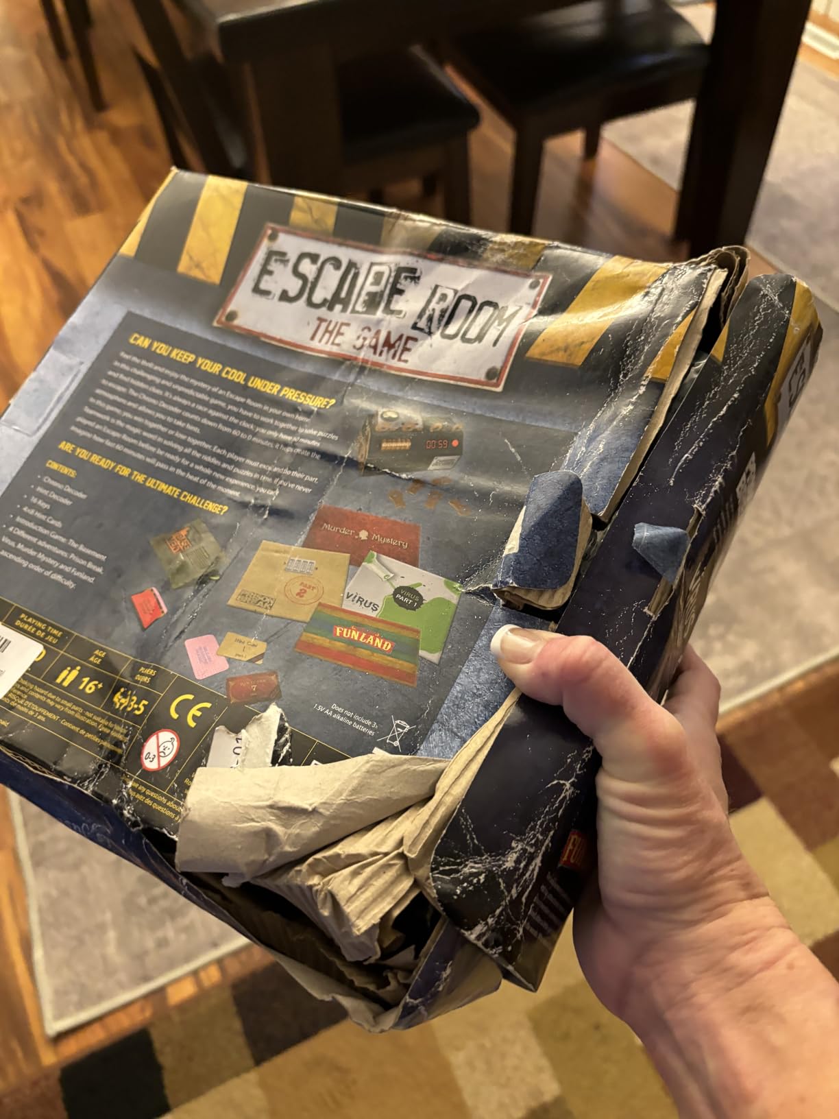 Escape Room The Game, Version 2 - with 4 Thrilling Escape Rooms | Solve The Mystery Board Game for Adults and Teens customer photo 1