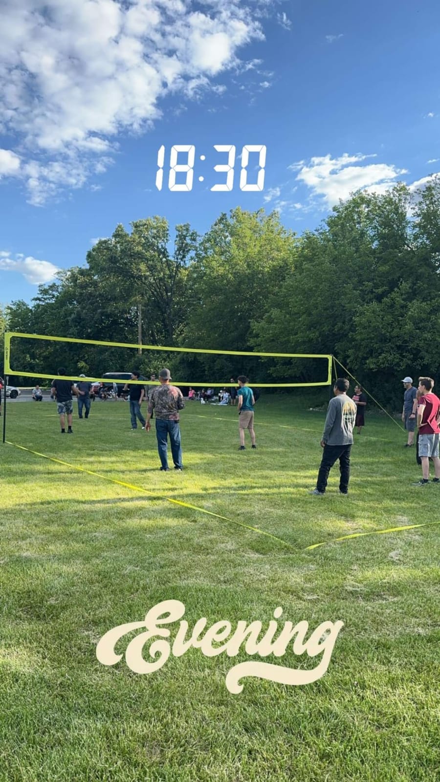 Professional Heavy Duty Volleyball Net Set for Backyard Outdoor customer photo 2