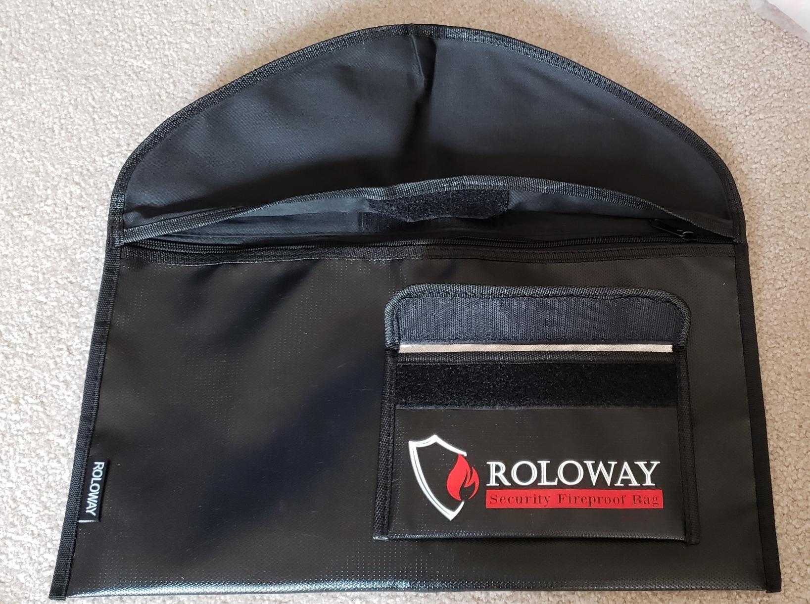 ROLOWAY Hanger Diversion Fireproof Safe, Hidden Compartment for Home & Travel, Secret Safe for Cash Hiding Under Clothes with Small Fireproof Bag customer photo 2