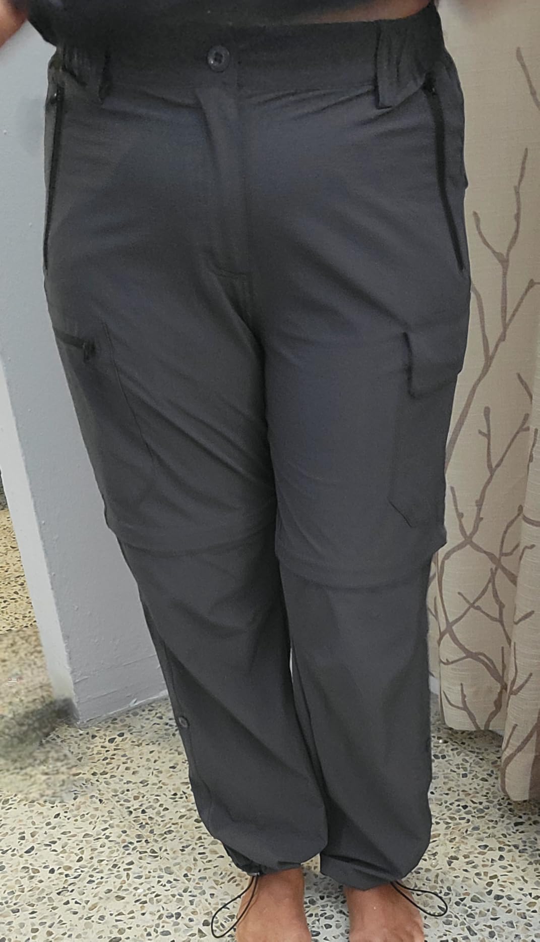 Wespornow Women's Convertible Hiking Pants Zip-Off | Lightweight, Breathable, Quick-Dry, Water-Resistant, Roll-up & Adjustable Cuffs customer photo 1