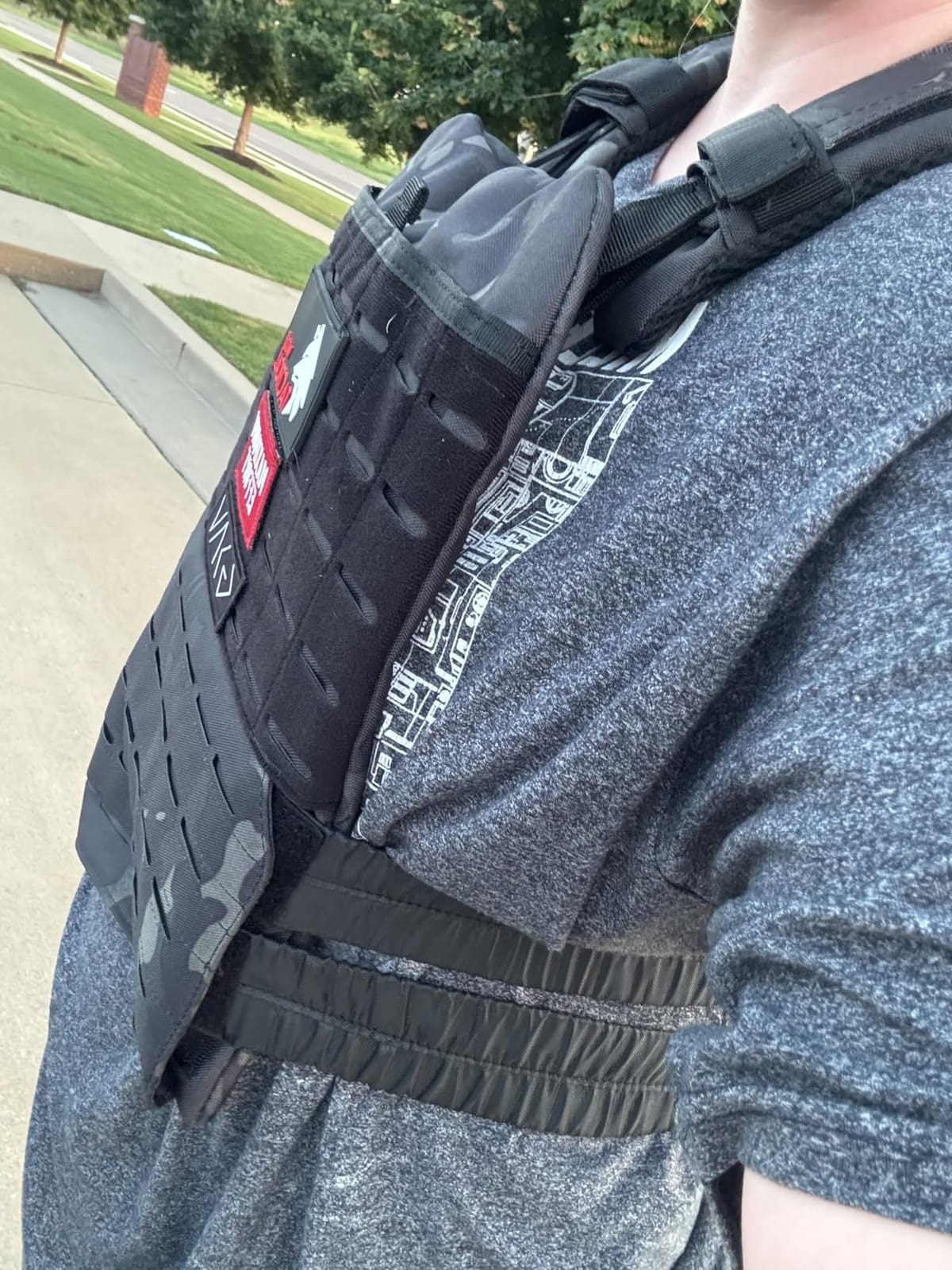 Wolf Tactical Adjustable Weighted Vest for Men & Women - Rucking, Workout, Running, Walking & CrossFit Weight Vest for Strength Training & Fitness customer photo 1