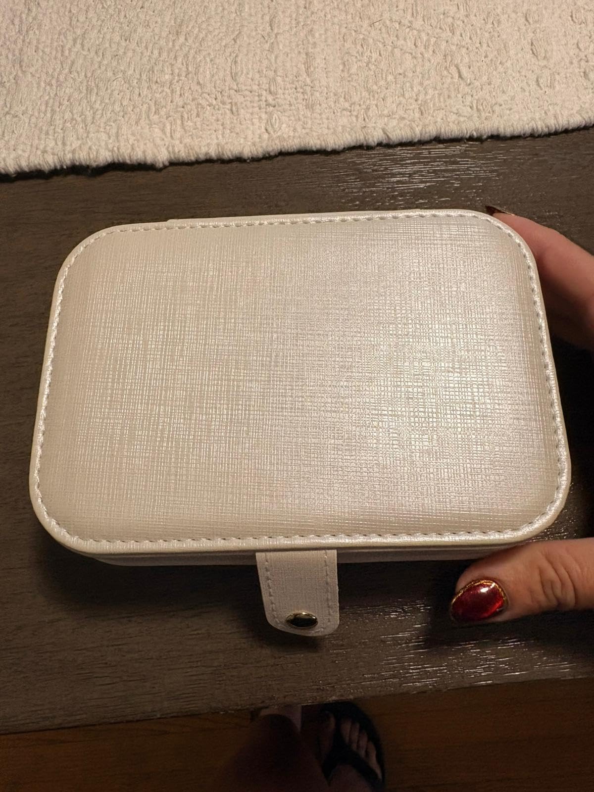 Small Jewelry Box Storage Organizer Jewelry case Travel Jewelry Organizer customer photo 2