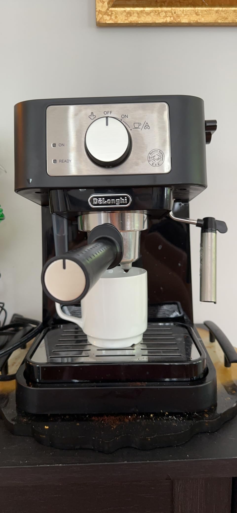 De'Longhi Stilosa Compact Manual Espresso Machine, Manual Milk Frother customer photo 2