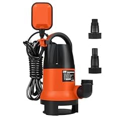 Prostormer 1HP 3700GPH Submersible Sump Pump with Automatic Float Switch - Orange Water Pump, Draining Transfer Clean & Dirty Water, for Pools/Ponds/Gardens/Flooded Cellars/Aquariums/Irrigation customer photo 2