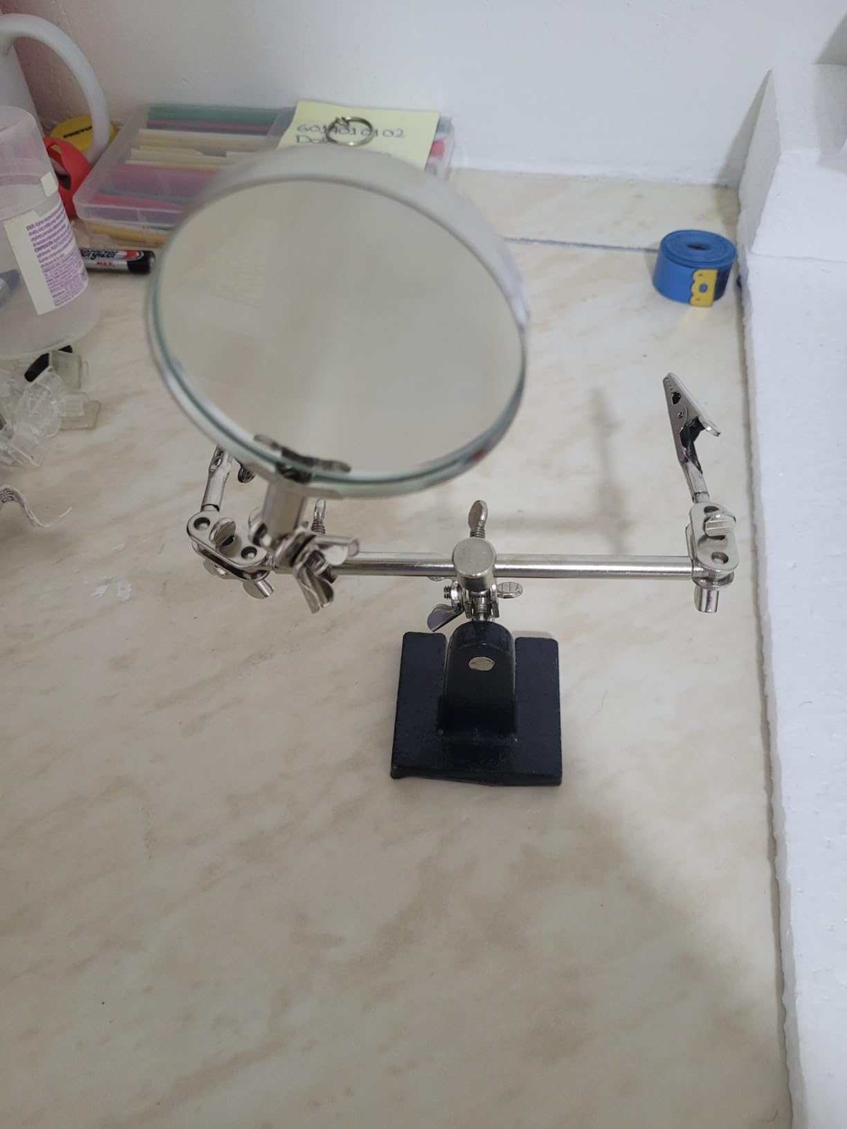 AORAEM Helping Hands Magnifier with Dual Adjustable Alligator Clips customer photo 2