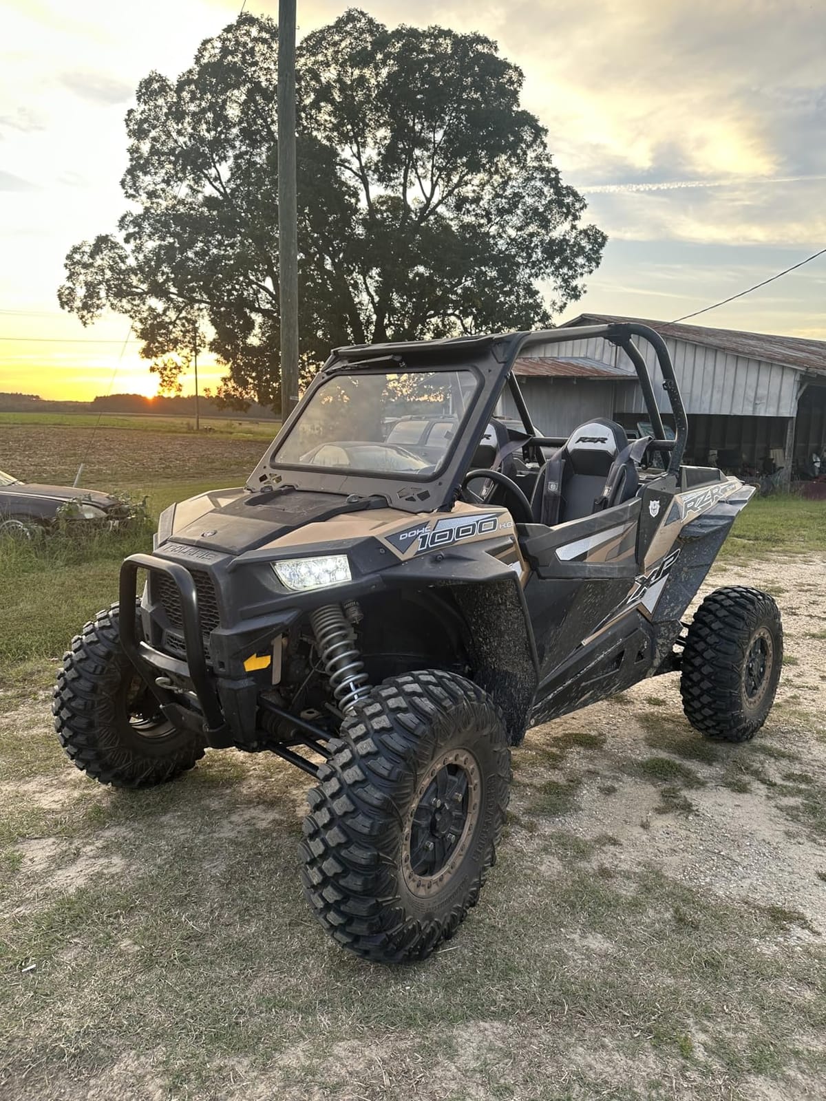ECOTRIC Vented Glass Windshield Compatible with 14-18 Polaris RZR 900/1000 customer photo 2