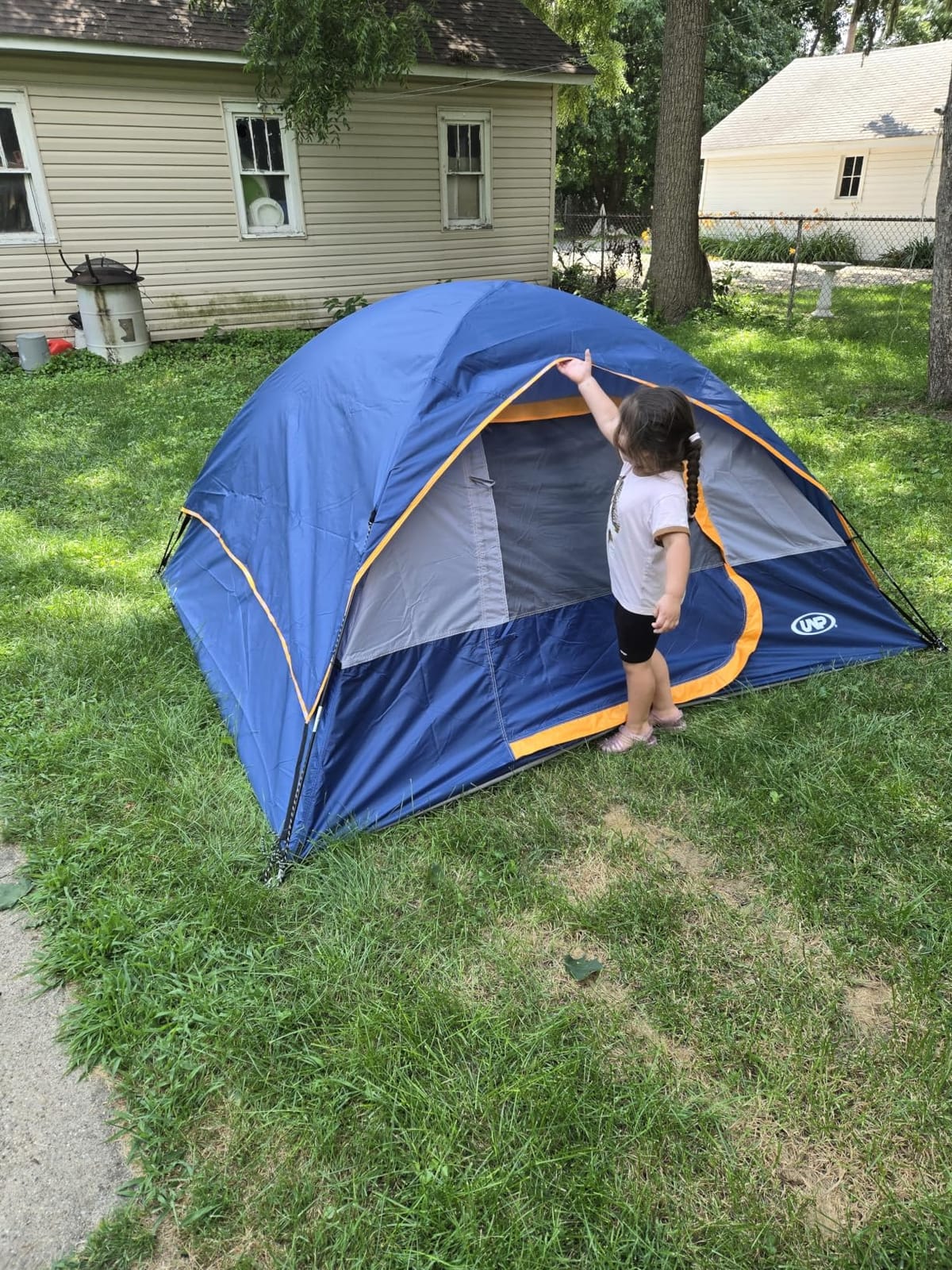 Camping Tent 2-4 Person Dome Tents | Waterproof Windproof Tent with Rainfly Easy Set up-Portable for Camping customer photo 2