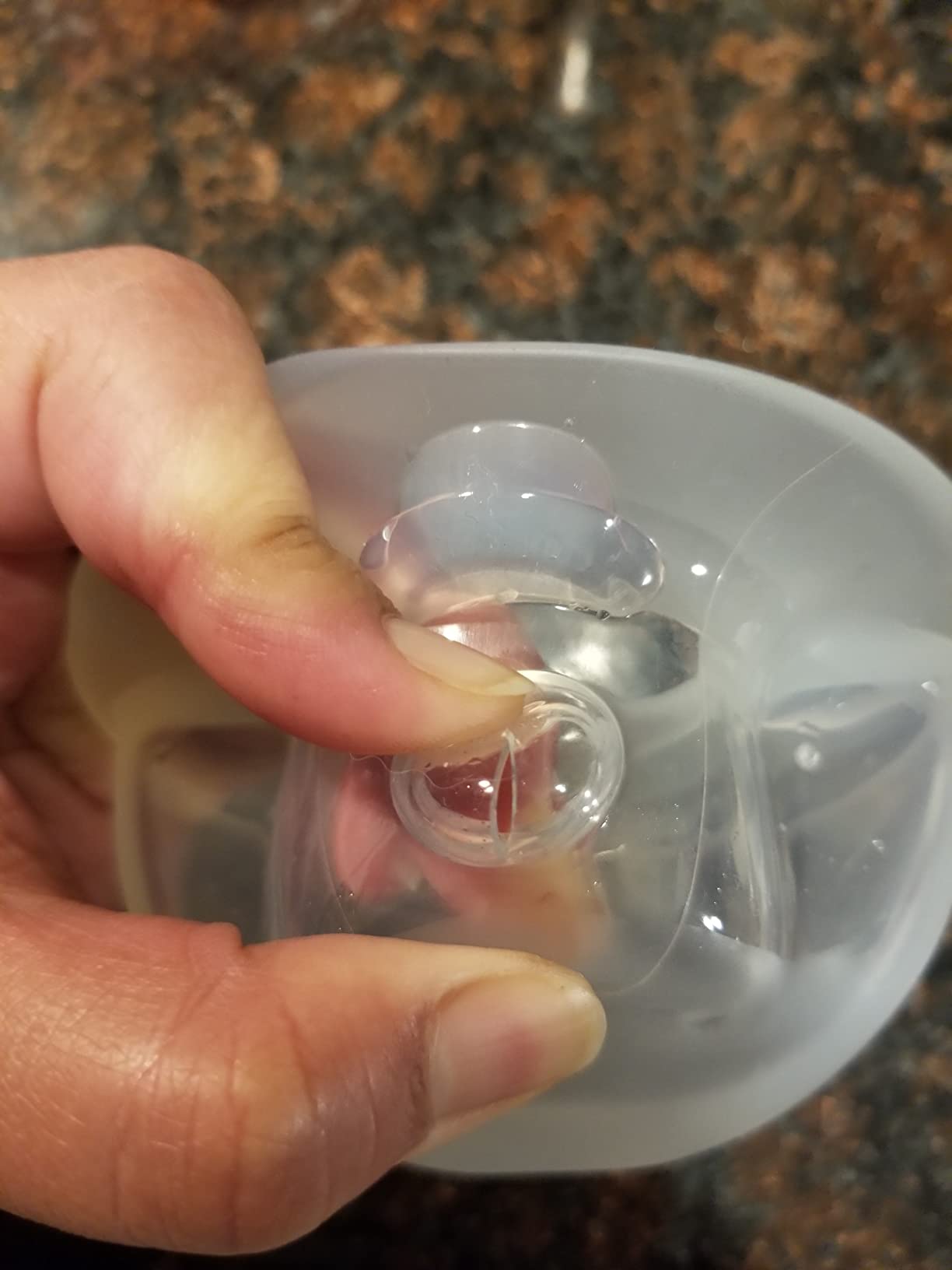 Elvie Curve - Manual Wearable Breast Pump - Hands-Free, Kick-Proof, Portable Silicone Pump that Can Be Worn in-Bra for Gentle, Natural Milk Expression - Breast Feeding Essentials customer photo 2