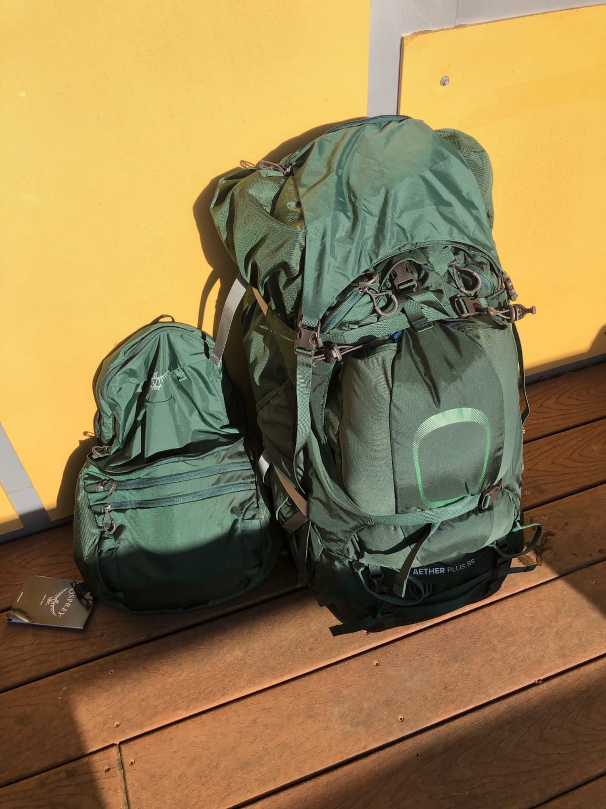 Osprey Aether Plus 85L Men's Backpacking Backpack, Black L-XL customer photo 1