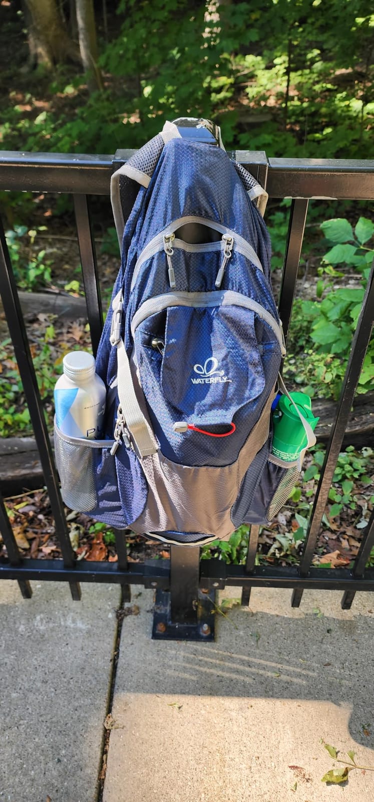 WATERFLY Lightweight Packable Hiking Backpack, 30L Day Pack Blue customer photo 1