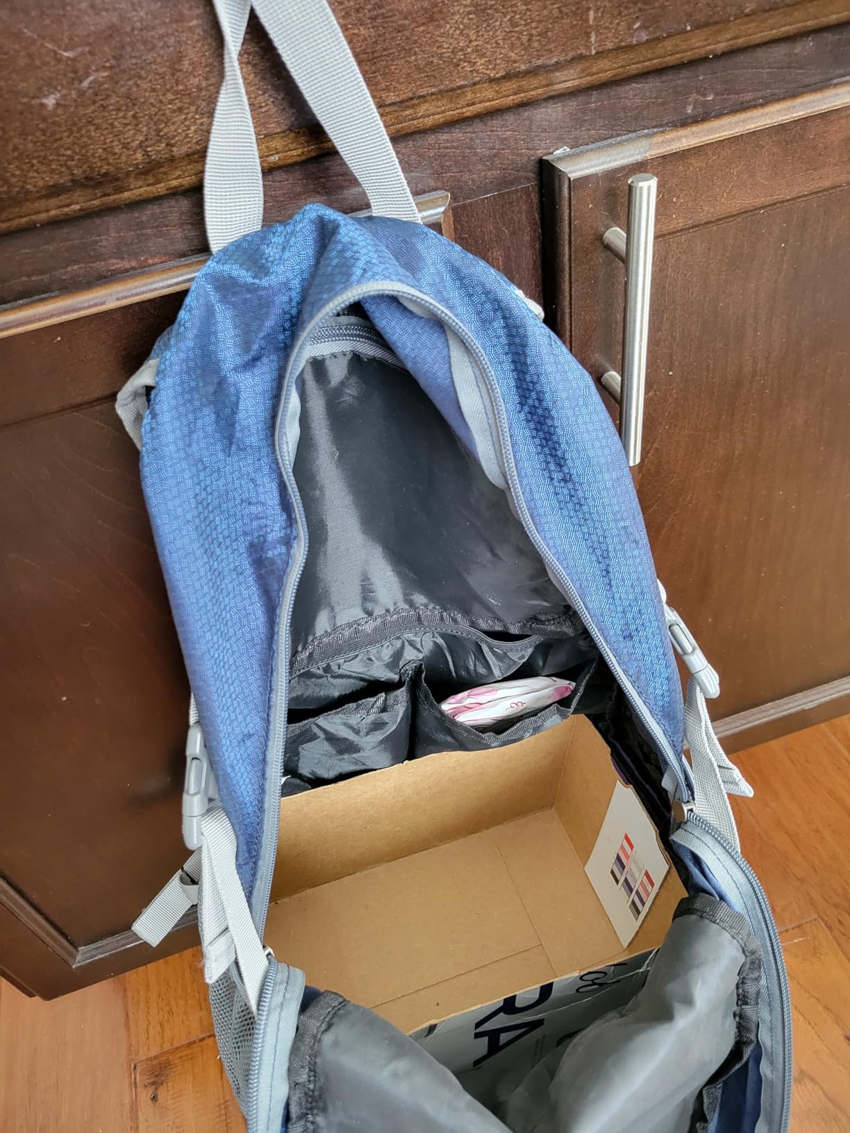WATERFLY Lightweight Packable Hiking Backpack, 30L Day Pack Blue customer photo 2