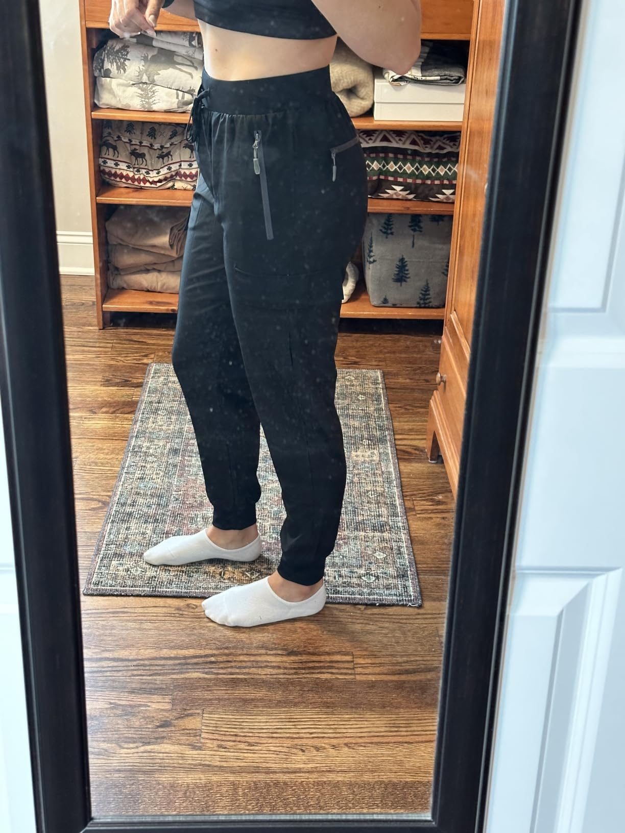 Libin Women's Hiking Cargo Pants Quick Dry Joggers Petite/Regular/Tall customer photo 2