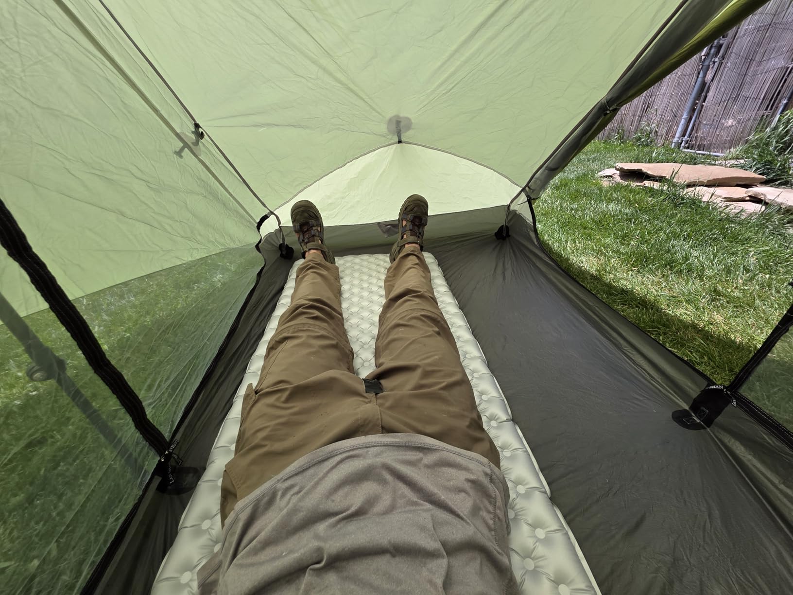 LANSHAN Ultralight Waterproof 1-2 Person Backpacking Tent | Ultralight waterproof nylon, pitch anywhere, for camping & travel. customer photo 1