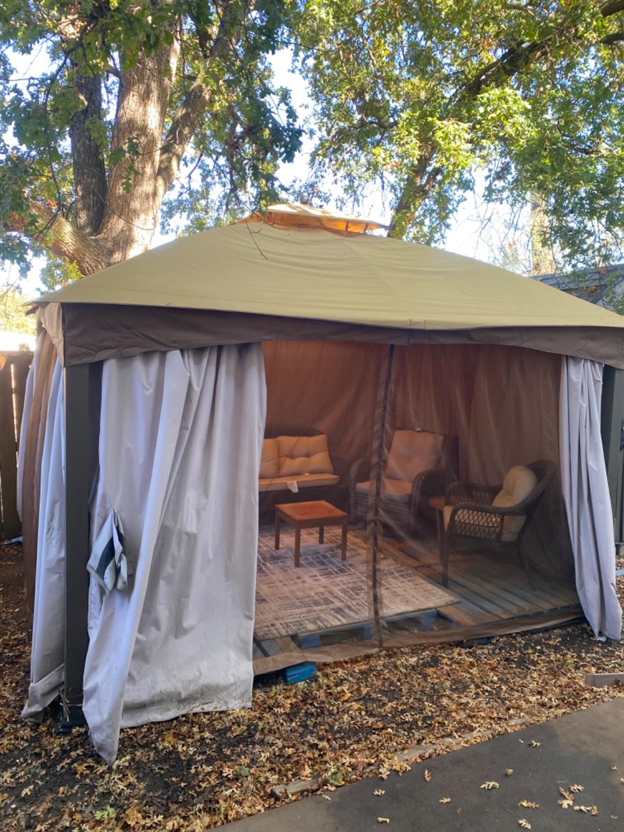 MASTERCANOPY 10x12 ft Replacement Canopy Top for #GF-12S004B-1, Beige customer photo 1