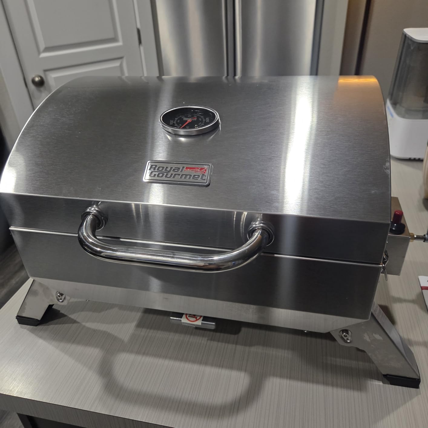 Royal Gourmet GT1001 Stainless Steel Portable Grill with Folding Legs customer photo 2