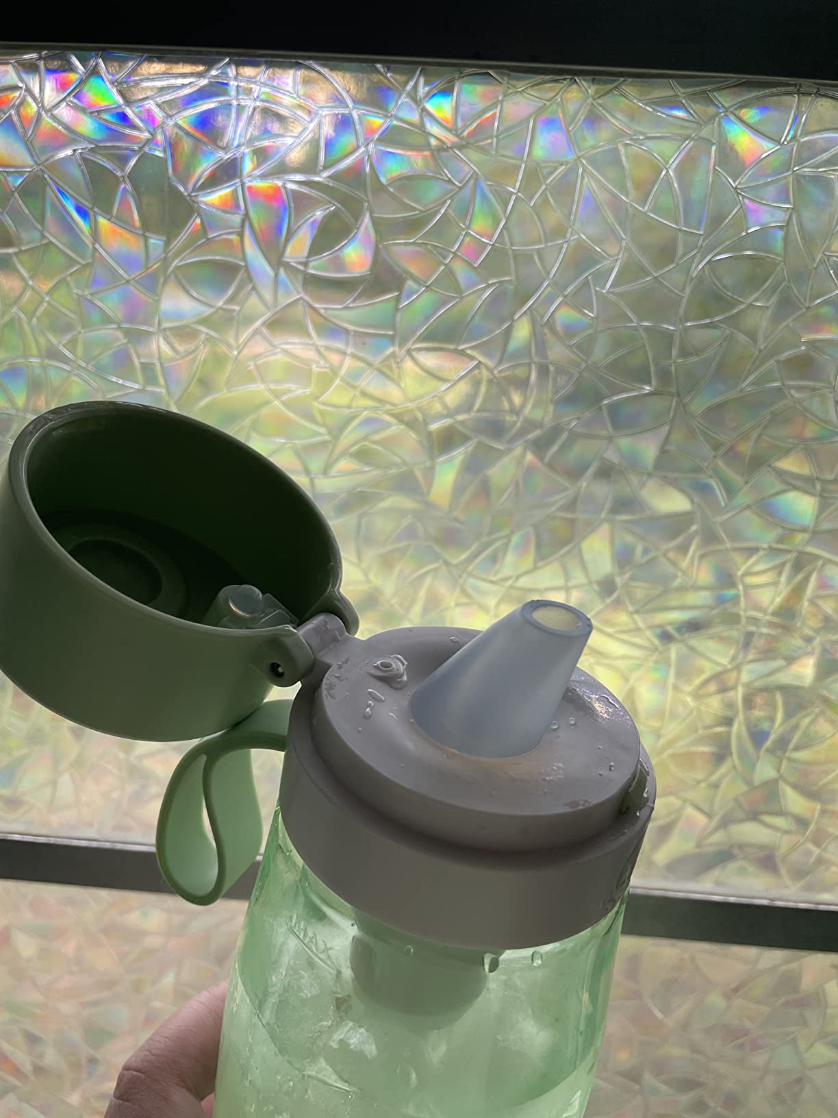 PHILIPS Filtered Water Bottle, BPA-Free Tritan, Travel Portable 22oz Grey customer photo 1