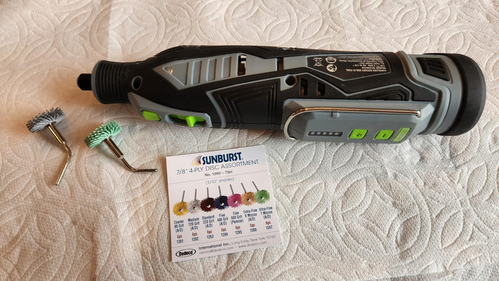 WORKPRO 12V Cordless Rotary Tool Kit for DIY Crafts customer photo 1