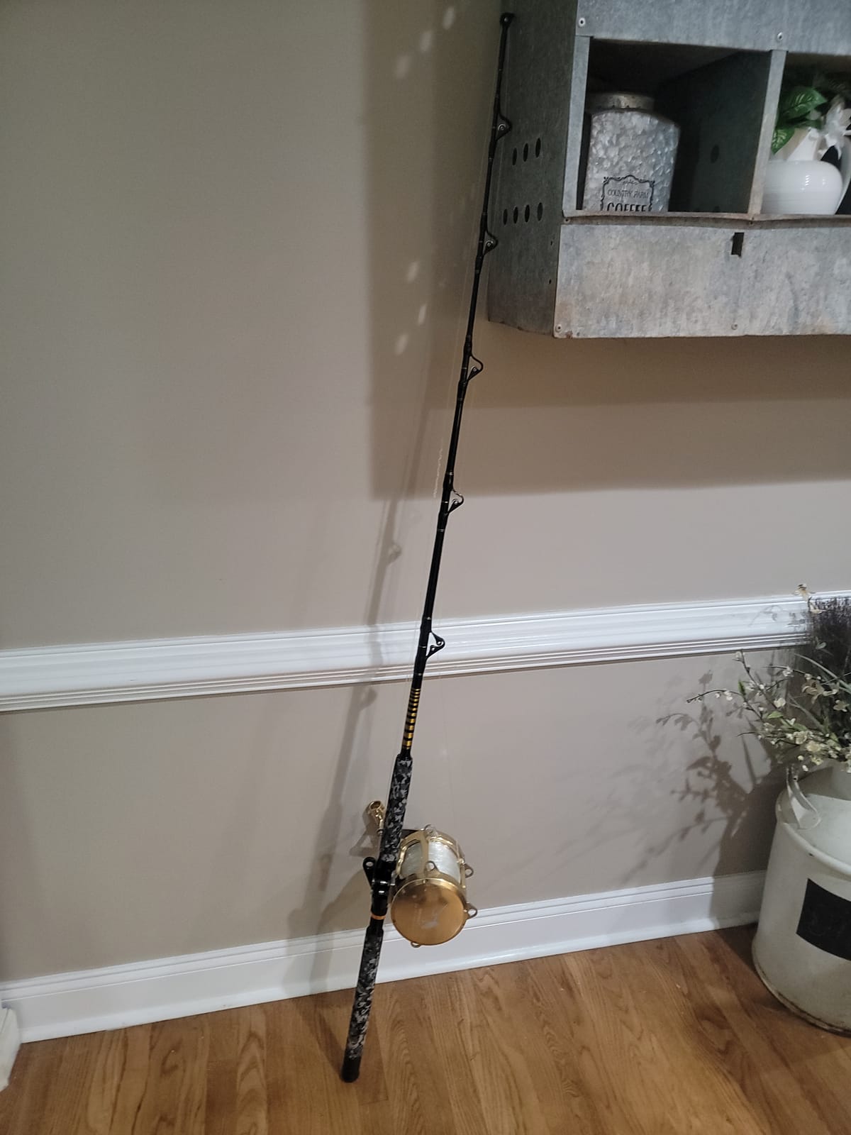 Fiblink 1-Piece Saltwater Offshore Trolling Rod 6-Feet Big Game Rod Conventional Boat Fishing Pole customer photo 2
